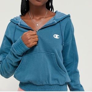 Half zip champion hoodie
